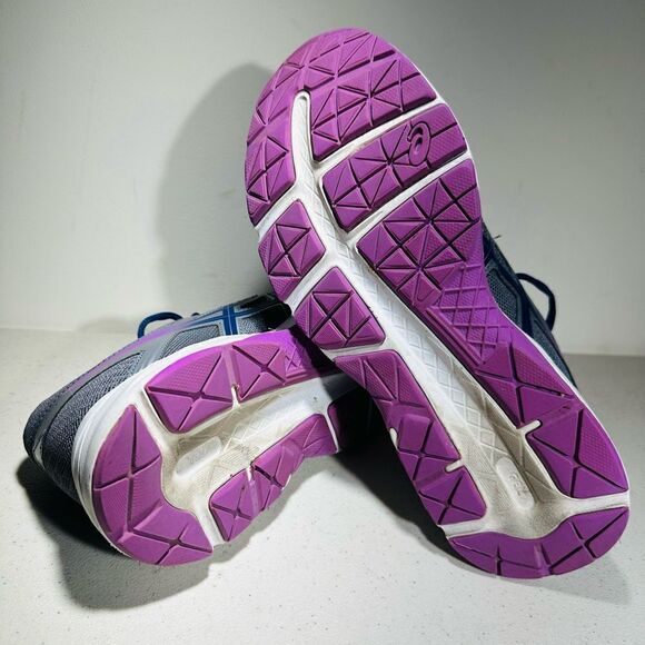 Asics Womens Gel Contend 4 T765N Gray Running Shoes Sneakers Size 8 - Picture 1 of 7